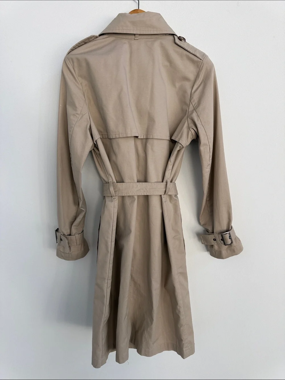 H&M Beige Belted Trench Coat